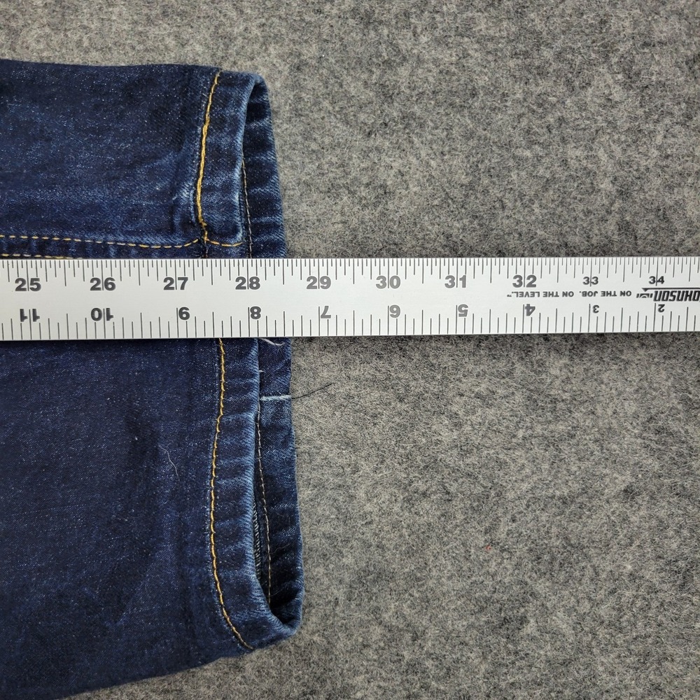 Levis 505 Jeans Mens 42x30 Blue Denim Red Tab Y2k Streetwear Americana Weekend - Picture 10 of 12